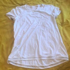 White lululemon shirt